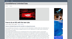 Desktop Screenshot of grandfatheredunlimiteddata.com