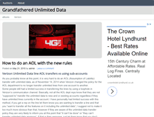 Tablet Screenshot of grandfatheredunlimiteddata.com